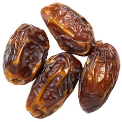 Dates, Fruit, Isolated on Transparent Background, Graphic Resource for Gourmet Advertising, Menu Design, Website Banners, Packaging, and Social Media Campaigns