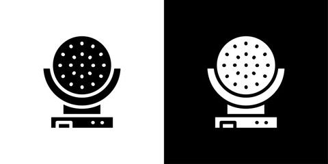 laser lamp icon logo set vector