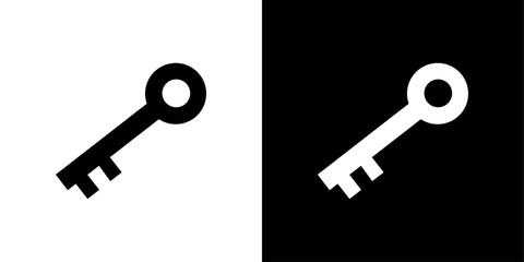 Magic Key icon logo set vector