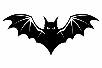 Bat Silhouette Vector Illustration