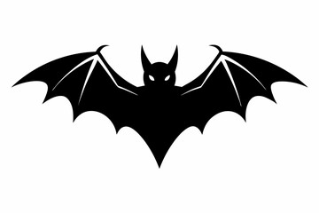 Bat Silhouette Vector Illustration