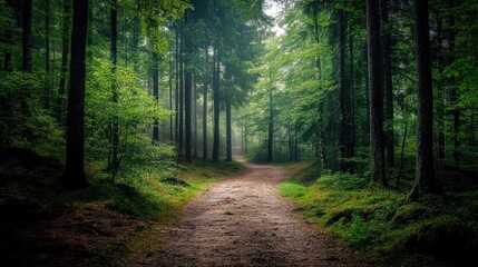 Fototapeta premium Mystical Forest Path