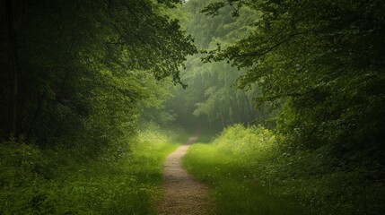Obraz premium Mystical Forest Path