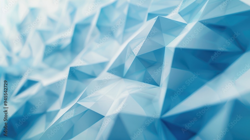 Aufkleber Close-up of a textured blue wall with triangular shapes and patterns