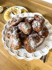 South African Koesisters. A traditional Cape Malay pastry 