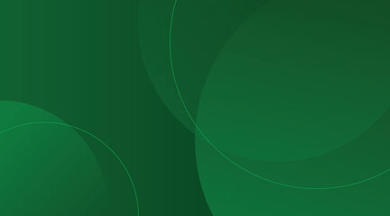 Abstract background with transparent green circles creating dynamic composition and copy space for modern design