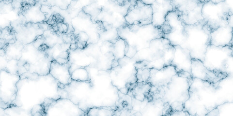 White marble texture Panoramic blue background. marble stone texture for design. Natural stone Marble white background wall surface black pattern. White and black marble texture background.
