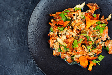 Tasty vegetable omelette.