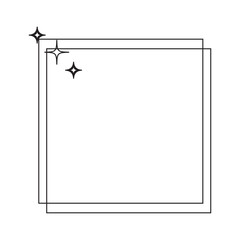 Obraz premium Hand Drawn Retro Text Box Illustration. Isolated Vector Graphic in Doodle Design