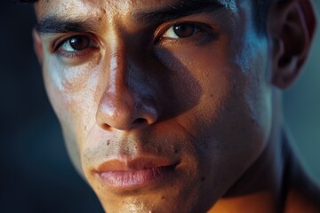 Obraz premium A close-up of a man wearing a tie, suitable for business or formal occasions