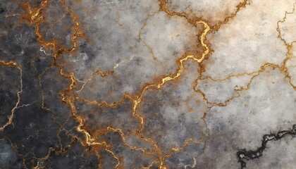 Naklejka premium Elegant marble texture with prominent veining and varied hues, showcasing luxury and sophistication. Ideal for high-end design projects and upscale backgrounds.