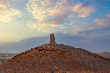 The alSafra Tower in Jalan Bani Bu Hassan is used for observation
