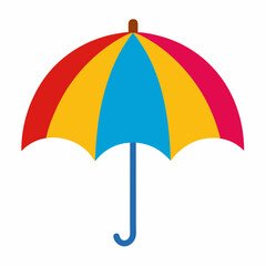 umbrella  colorful vector illustration