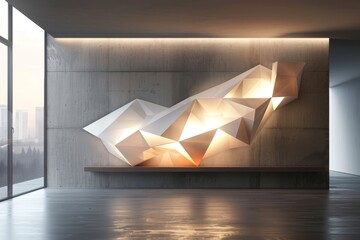 Interior design. minimalist living room with modern