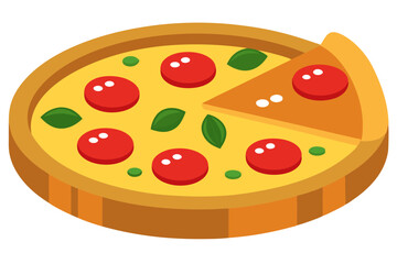 Delicious Pizza Clipart: Perfect for Menus and Advertising