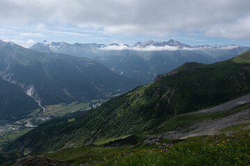 Fototapeta premium Vanoise valley. Alps. France.