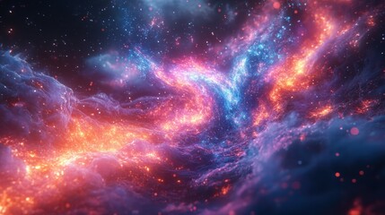 Futuristic AI Opponent Glowing with Energy Adapting to Player's Strategies - Video Game Concept