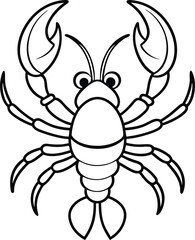 Bright and playful lobster illustrations perfect for little artists
