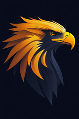 Fototapeta premium head of eagle