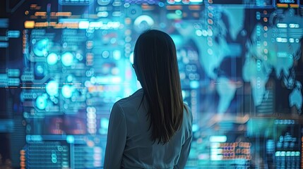 Futuristic Technology Enthusiast Art Design