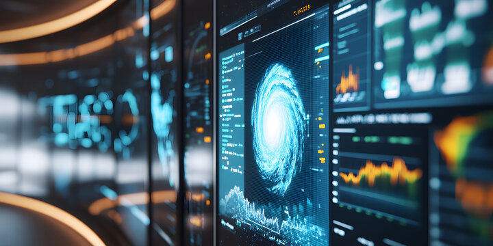 climate change effect, hurricane and moderan weather forecast monitor	