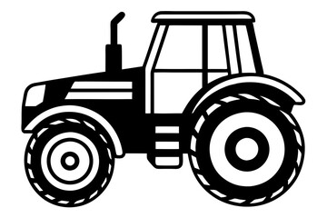 tractor isolated on a white background