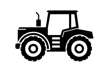 Obraz premium tractor isolated on a white background