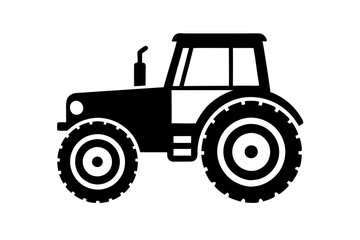 tractor isolated on a white background  vector illustration