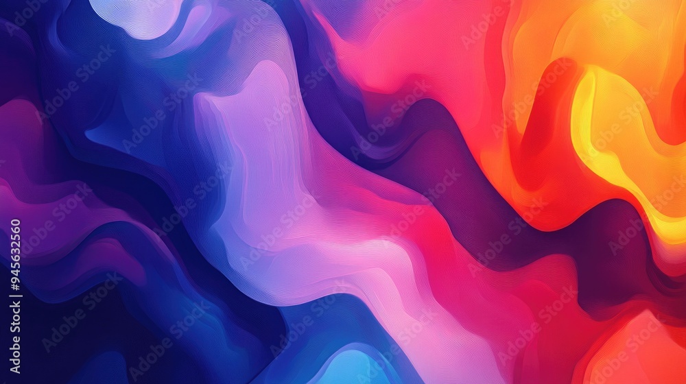 Poster abstract background design with vibrant colors and dynamic shapes creating a visually engaging and m
