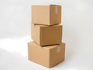 Obraz premium cardboard boxes
