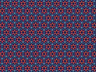 Seamless pattern with flower and floral