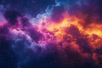 Naklejka premium multi-colored clouds