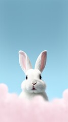 Obraz premium Happy rabbit rodent animal mammal.