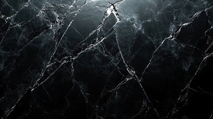 Shiny black marble texture with subtle veining luxurious glossy surface high-definition contrast realistic stone effect photorealistic lighting