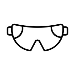 Ski Goggles line icon