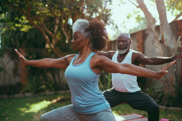 Energize your body and mind with serene outdoor yoga.