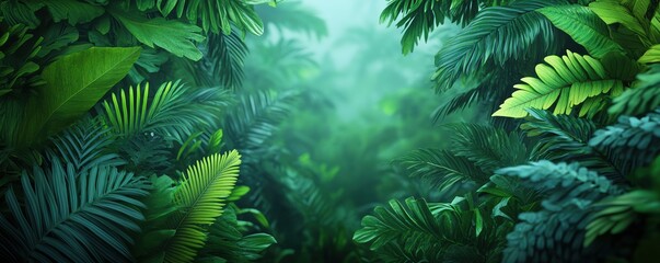 A lush forest landscape