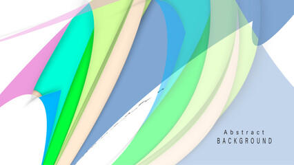 Abstract blue pink green background