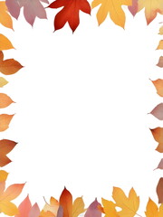 autumn leaves border