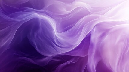 Obraz premium Ethereal Purple Flowing Fabric Background