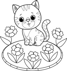Coloring Kitten