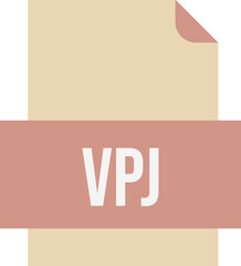 VPJ File icon fill crisp corners