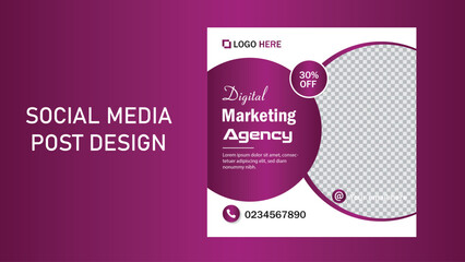 Social media post design