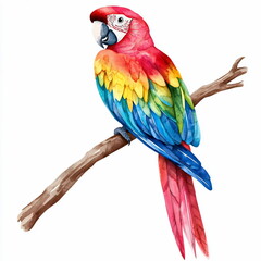 Fototapeta premium Watercolor Parrot.