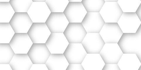 Hexagon white blank background desktop wallpaper abstract 3d vector AI format