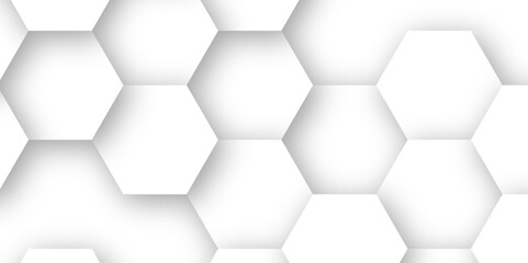 Hexagon white blank background desktop wallpaper abstract 3d vector AI format