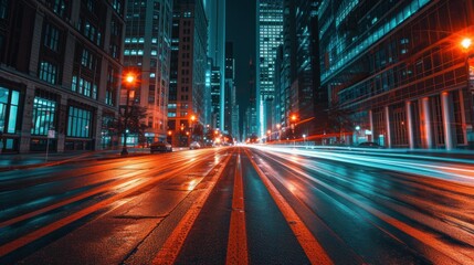 Fototapeta premium This represents a pixel art depiction of a city street at night
