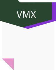 VMX File format minimal icon