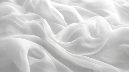 Obraz premium Soft White Fabric Texture