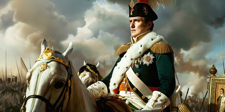 Napoleon Bonaparte, Emperor of the French, military leader in the dress uniform of a general.